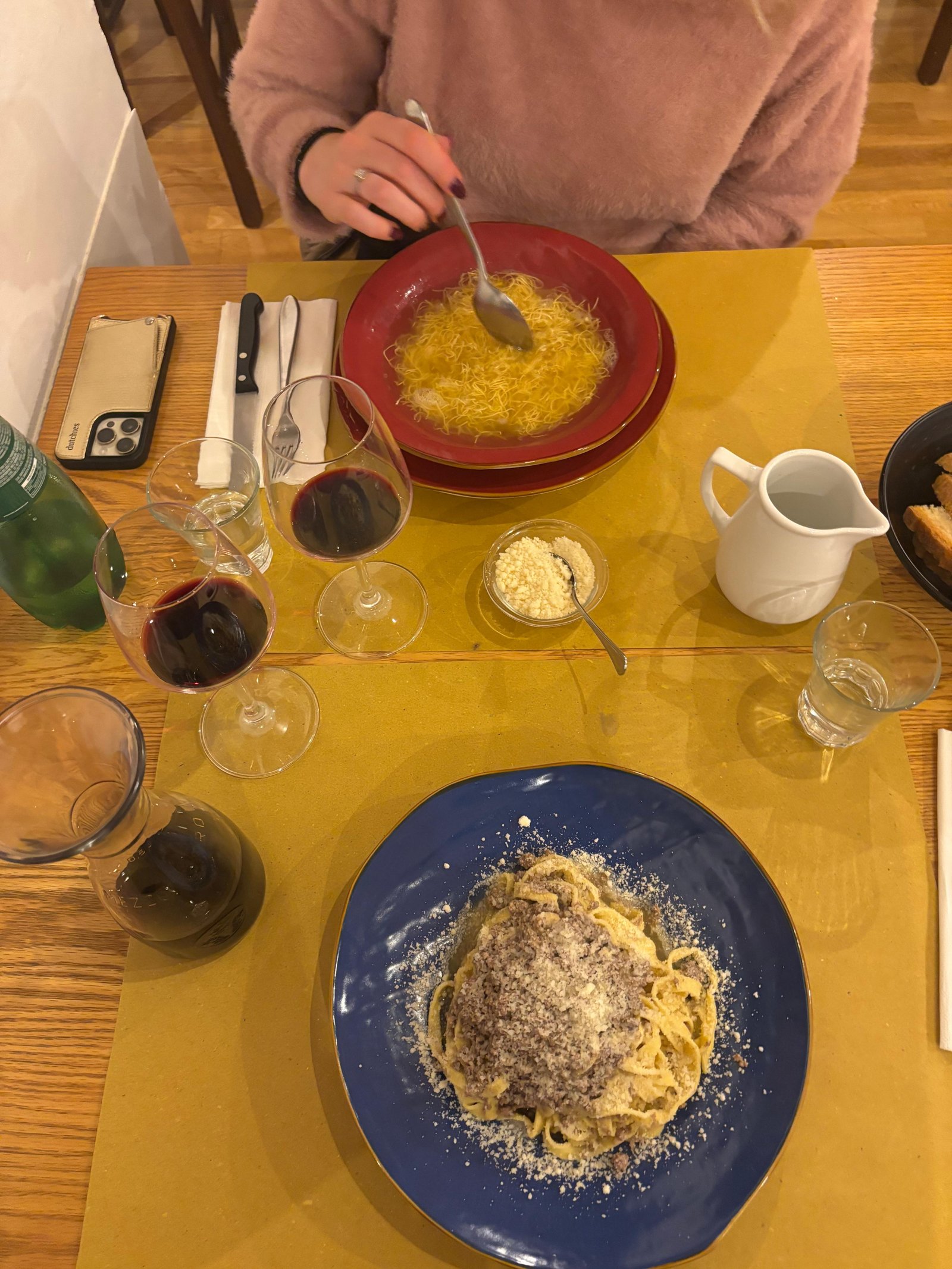 Pasta bij Osteria Il Vinattiere Ascoli Piceno