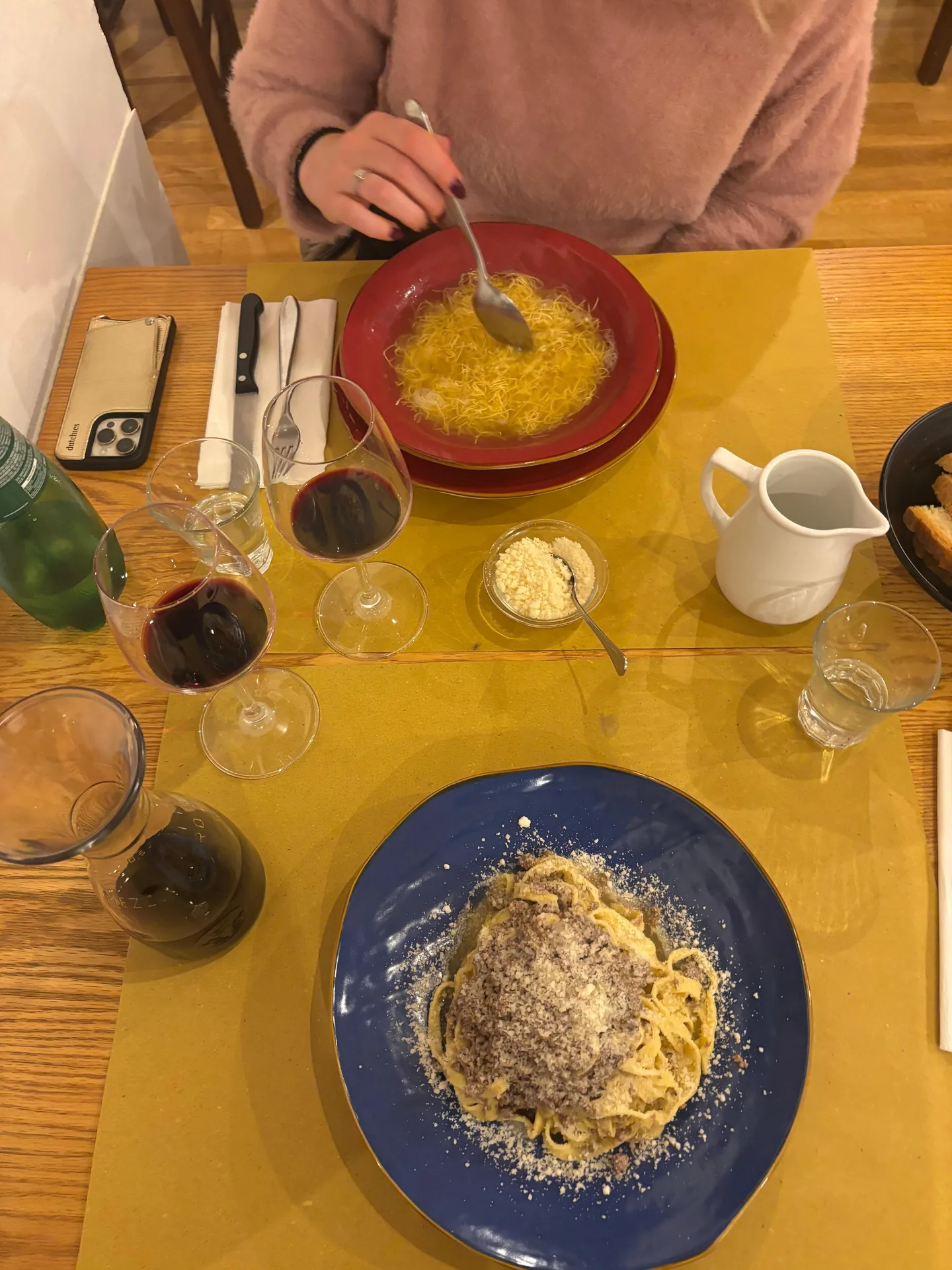 Pasta bij Osteria Il Vinattiere Ascoli Piceno